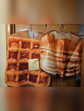 Rubie's Waffle and Pancake Breakfast Costume Set - Brown, Cream, Tan